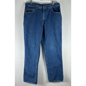 Carhartt Relaxed Fit Jeans Mens 36x32(Fits 36x31) Blue Denim Workwear Rugged